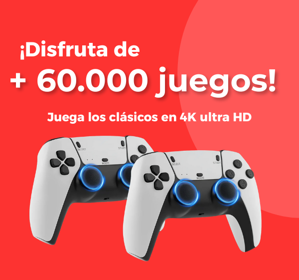 Video Game ¡Vuelve a vivir tu infancia con la Consola Retro de +60.000 Juegos! 🎮